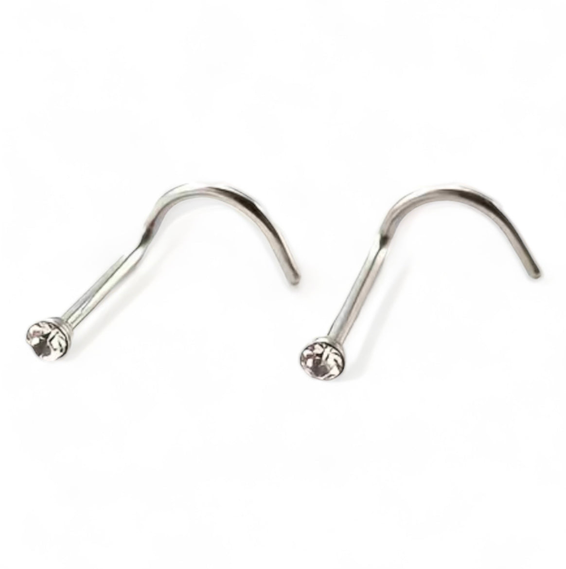 Screw back nose rings 5x$1