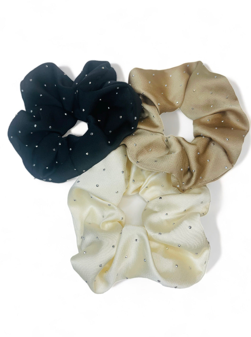 Sparkly scrunchies