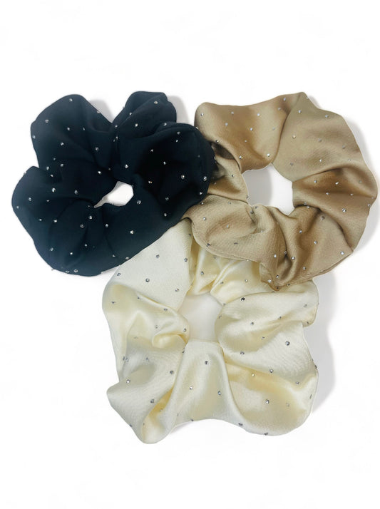 Sparkly scrunchies